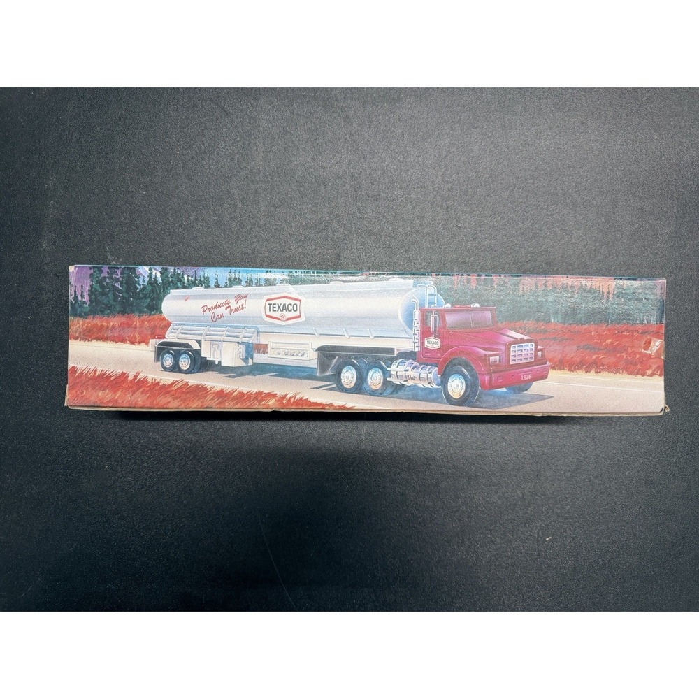 Vintage‎ Texaco Toy Tanker Truck Lights Sound Battery Operated Boxed (m1)